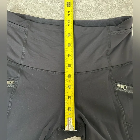 Lululemon Fleece Lined Leggings Black Running Size 6 - Picture 10 of 12